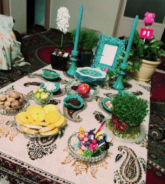 عکس سفره هفت سین سال موش