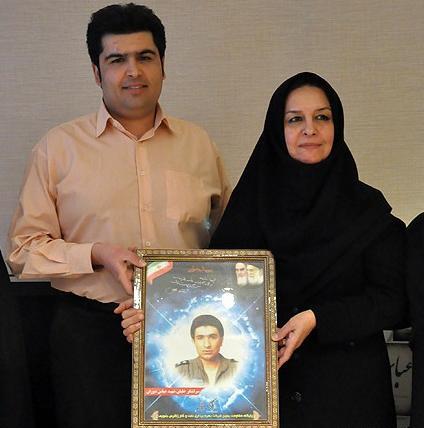 عکس همسر شهید عباس دوران