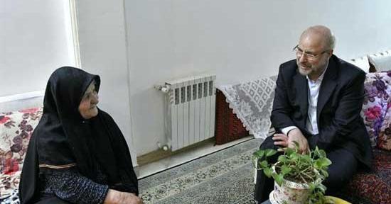 عکس مادر قالیباف