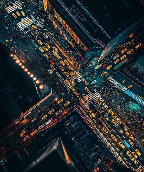 عکس شهر شلوغ