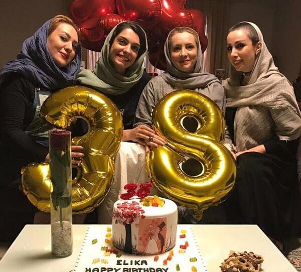 عکس های تولد الیکا عبدالرزاقی