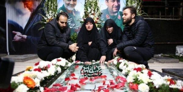 عکس قبر حاج قاسم سلیمانی در کرمان