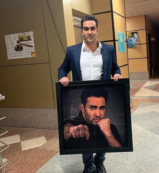 عکس پوریا پورسرخ و نامزدش