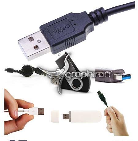 عکس کابل فلش