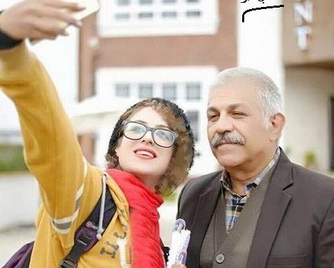 عکس پرویز فلاحی پور با همسرش