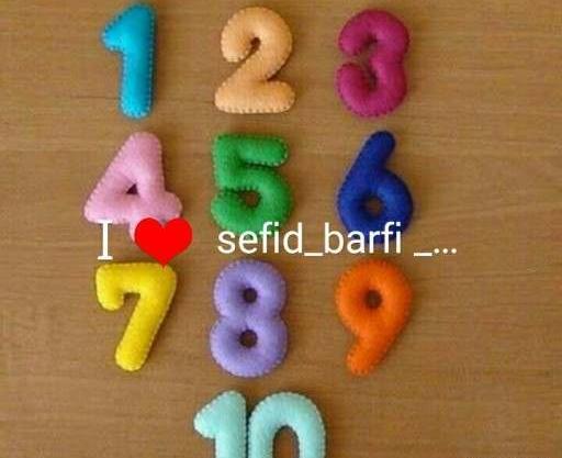 عکس ماهگرد نوزاد با نمد