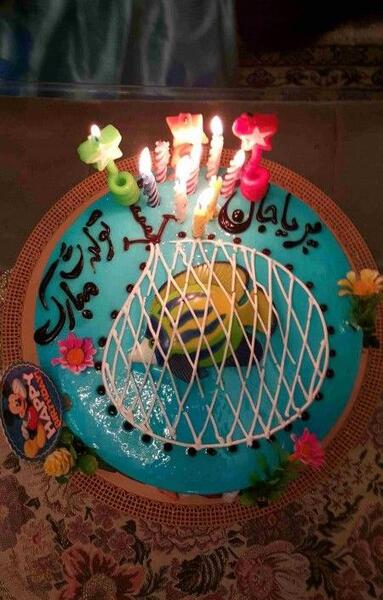 عکس کیک تولد پریا