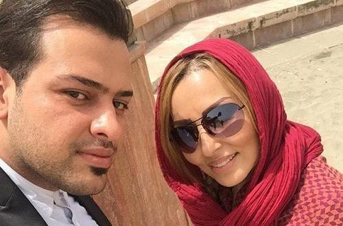 عکس تصاویر پرستو صالحی و همسرش