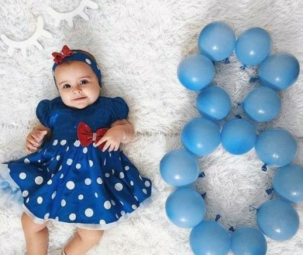 عکس ماهگرد نوزاد هشت ماهه