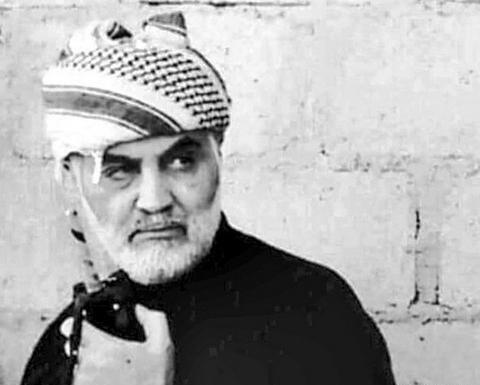 عکس حاج قاسم سلیمانی تکی