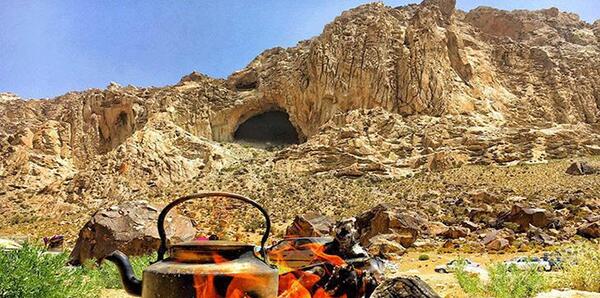 عکس داخل غار ایوب