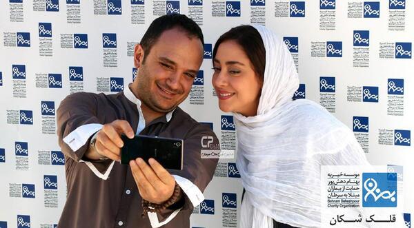 عکس بهاره کیان افشار با همسرش