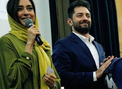عکس بهاره کیان افشار با همسرش