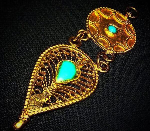 عکس گوشواره طاووسی