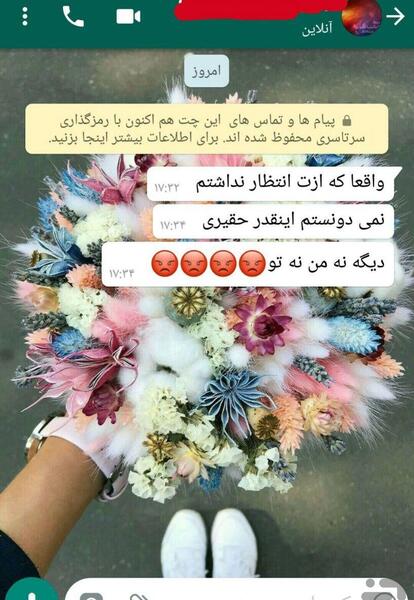 عکس پیام در واتساپ