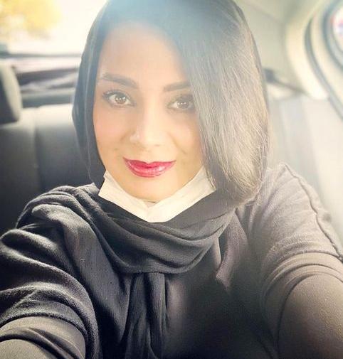 عکس با حجاب صبا راد