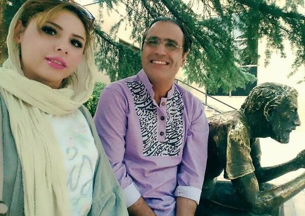 عکسهای بهزاد خداویسی وهمسرش