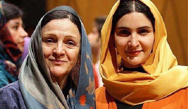 عکس پگاه آهنگرانی و مادرش