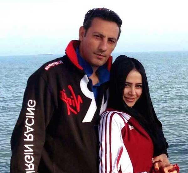 عکس الناز حبیبی و نامزدش