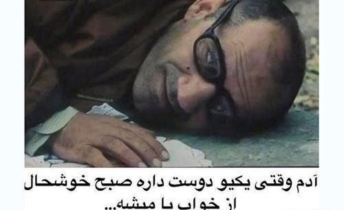 عکس حمید جبلی در خواب سفید