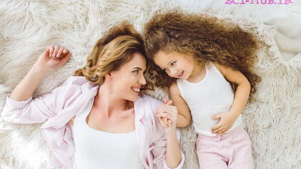 عکس نوشته مادر دختری لاکچری