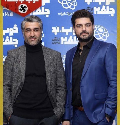 عکس پژمان جمشیدی و دوستش