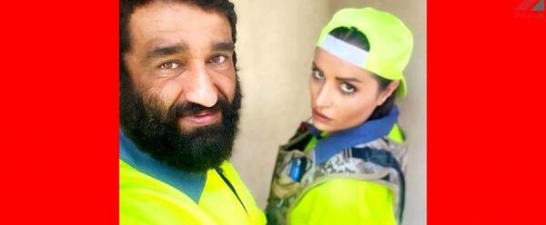 عکس پژمان جمشیدی و دوستش