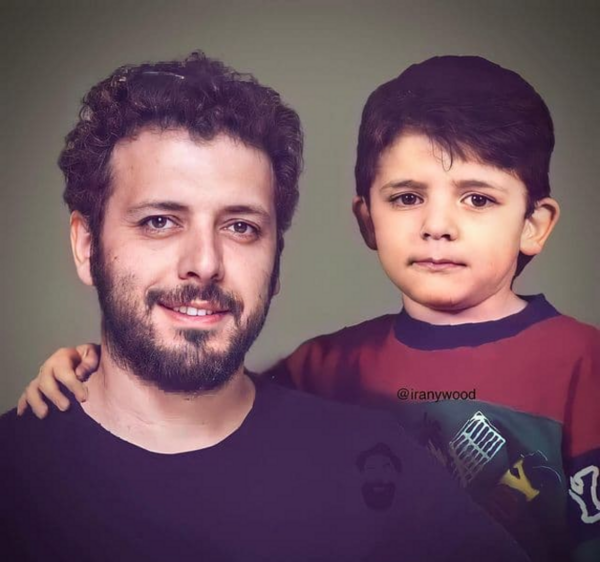 عکس کودکی پدرام شریفی