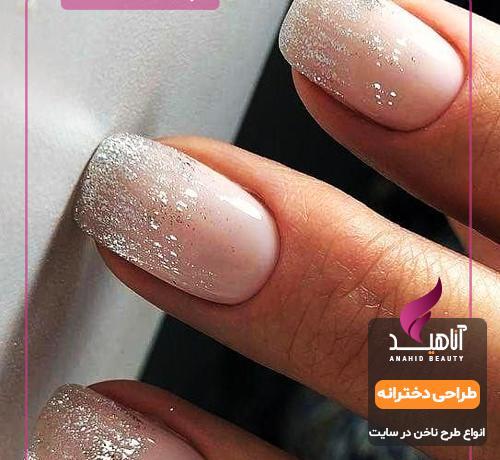 عکس ناخن هلویی