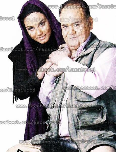 عکس اکبر عبدی و دخترش