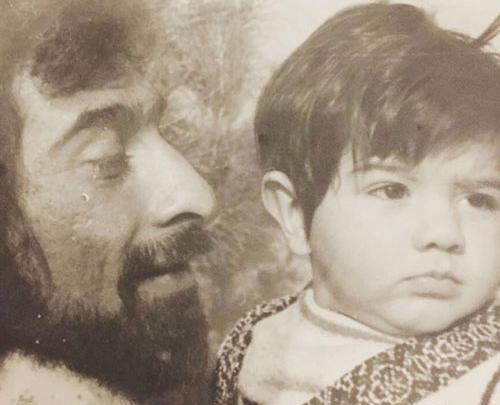 عکس کودکی برزو ارجمند