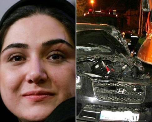 عکس های تصادف باران کوثری