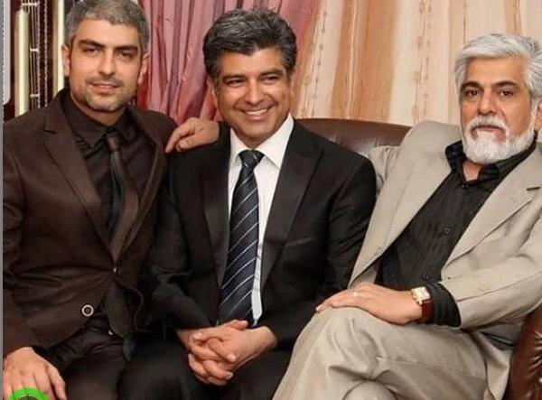 عکس پدر مادر حسین پاکدل