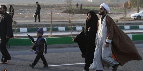 عکس پیاده روی جمکران