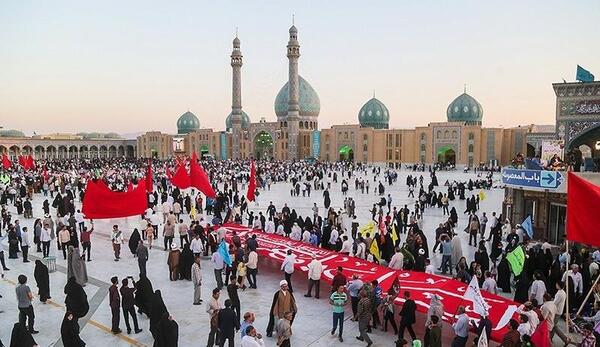 عکس پیاده روی جمکران