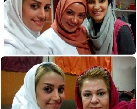 عکس تصاویر الهه حصاری در سریال در حاشیه