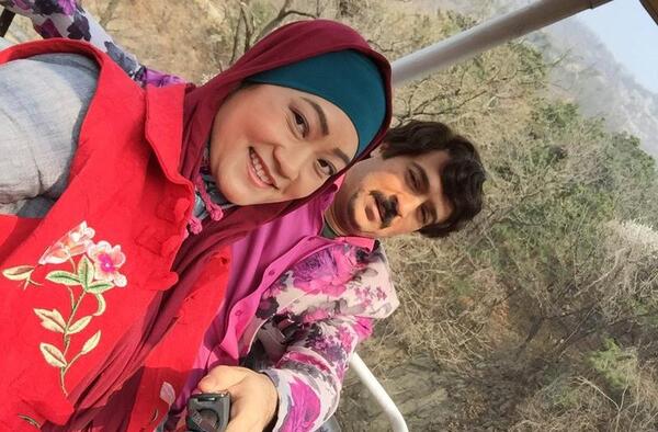 عکس احمد مهرانفر در چین