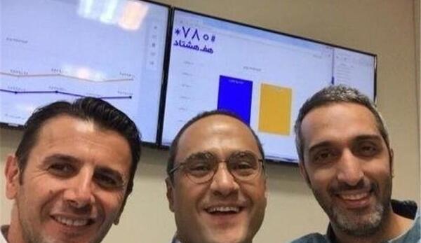 عکس امین حیایی در خندوانه