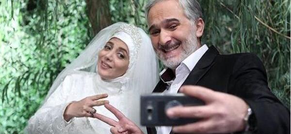 عکس عروسی بیژن بنفشه خواه