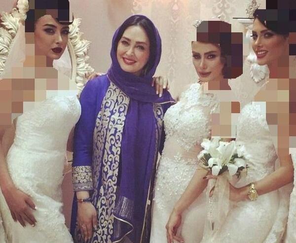 عکس الهام حمیدی بی حجاب