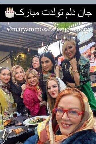 عکس بهاره رهنما در شام ایرانی