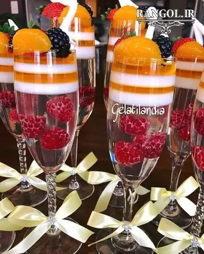 عکس ژله میوه ای زیبا