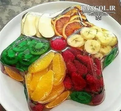 عکس ژله میوه ای زیبا