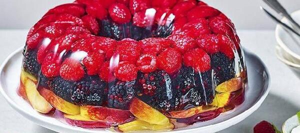 عکس ژله میوه ای زیبا
