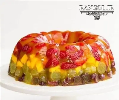 عکس ژله میوه ای زیبا