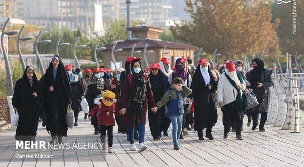 عکس همایش پیاده روی خانوادگی