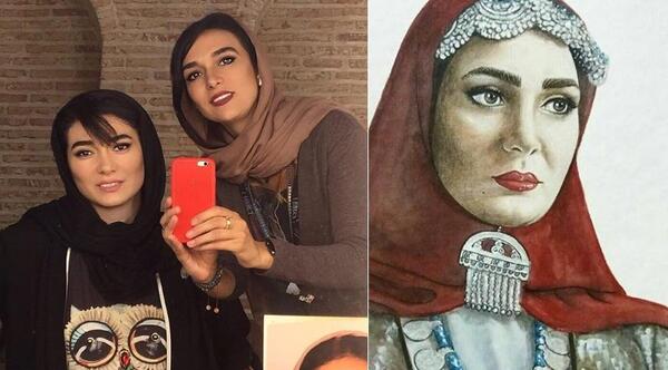 عکس مینا وحید در بانوی عمارت