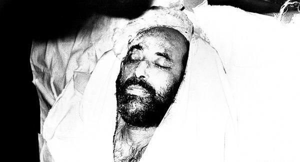 عکس شهید چمران هنگام شهادت