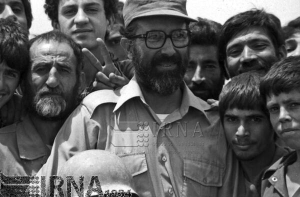 عکس شهید چمران هنگام شهادت