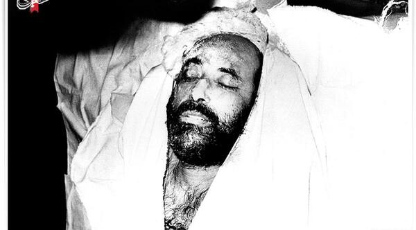 عکس شهید چمران هنگام شهادت